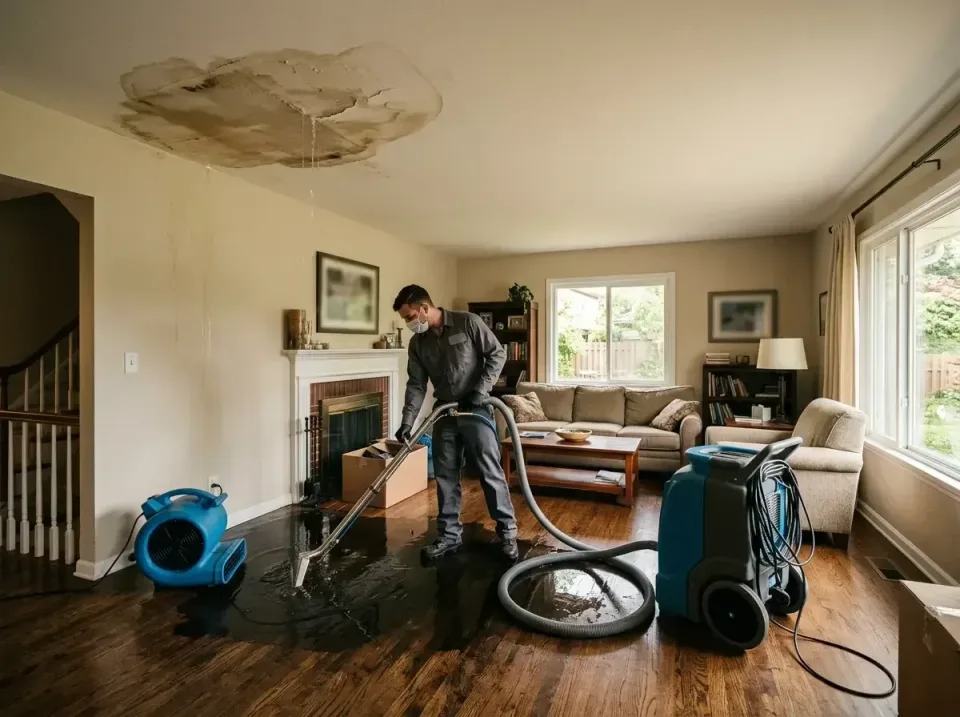 attic-pipe-burst-ceiling-drip-008 — frequently asked questions, Water Damage Restoration & Carpet Care in Odessa, MO